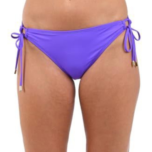 La Blanca Bold Purple Bikini Bottom WithTies, Brand Nee, Size 6 - Picture 1 of 2